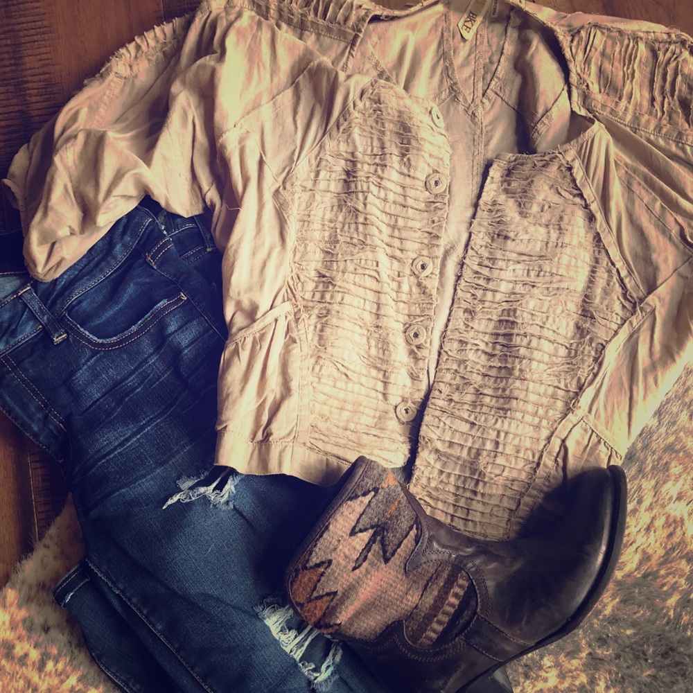 Crop jacket-Buckle